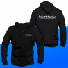 SUDADERA NEGRA CON CREMALLERA