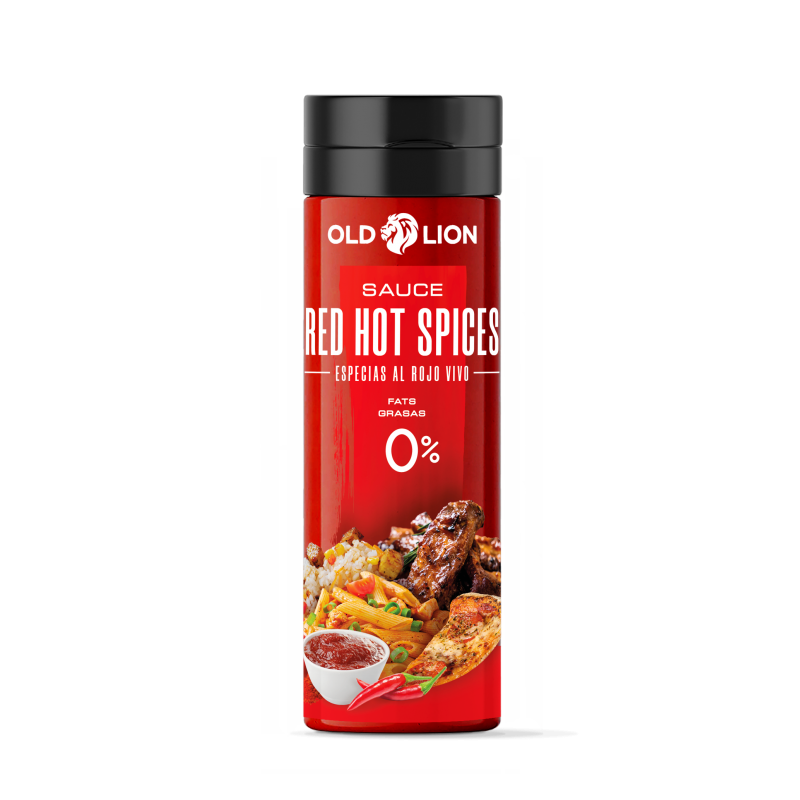 Salsas Old Lion RED HOT SPICES
